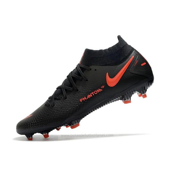 Nike Phantom GT Elite DF FG Negro Rojo Gris